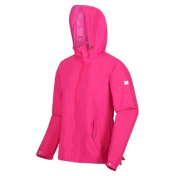 Regatta Womens/Ladies Laiyah Waterproof Jacket (Fusion Pink) -Outdoor Sports Store kf1247c4396665ba1ffd52e61afcf8cf3