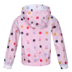 Regatta Childrens/Kids Peppa Pig Polka Dot Hooded Waterproof Jacket (Blush Red) -Outdoor Sports Store kf2dae23cb4c58be3786b3f9b4b0f44b8