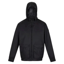Regatta Mens Reaver Waterproof Bomber Jacket (Black)