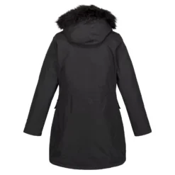 Regatta Womens/Ladies Sabinka Faux Fur Trim Parka (Slate Blue) -Outdoor Sports Store kf59cdd6ea52a1845451fa5411384f5ac