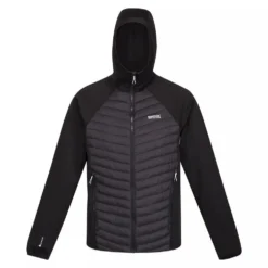 Regatta Mens Andreson VII Hybrid Lightweight Padded Jacket (Black)