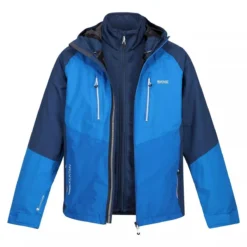 Regatta Mens Sacramento VIII Waterproof Jacket (Black/Dark Grey) -Outdoor Sports Store kf701ba16779c443b070e54ad4b334569