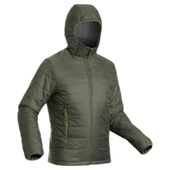 Men's Synthetic Mountain Trekking Hooded Padded Jacket - MT100 -Outdoor Sports Store kf882c3ba23600c8eb8d2ee488c1c5a3d